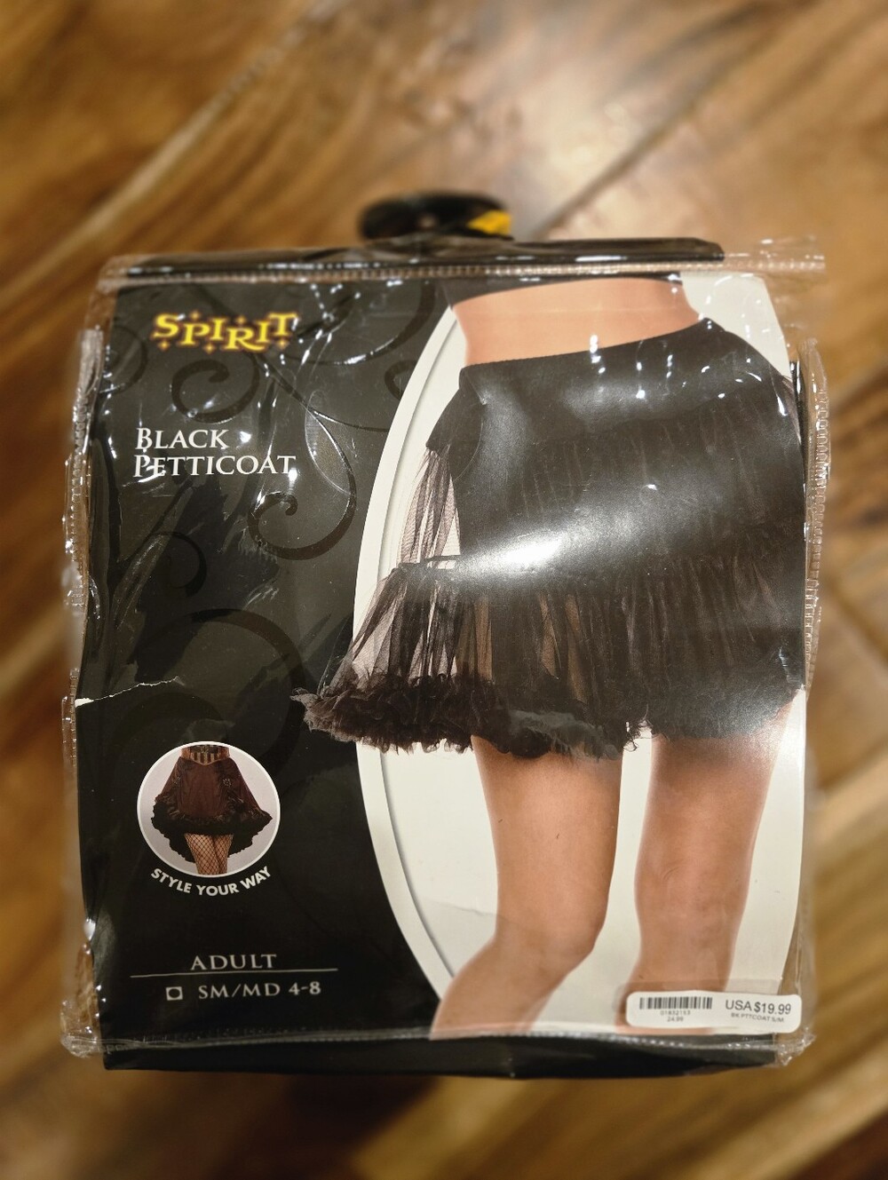 Spirit Halloween Black Petticoat